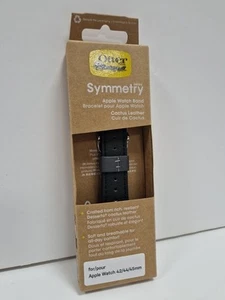 OtterBox Apple Watch Armband 42 / 44 /45mm Symmetry Series Cactus Leather Noir Ash - Bild 1 von 4
