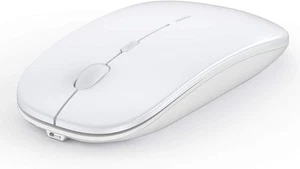 Anmck Wireless Silent Mouse,USB Laptop PC Cordless Rechargeable Slim Mice,... - Picture 1 of 8