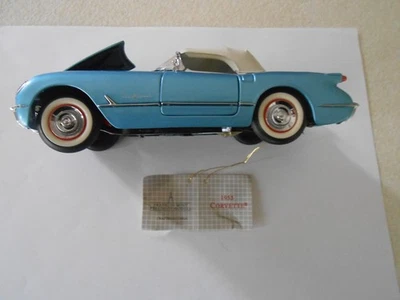 Franklin Mint 1955 Corvette model car w/tag - Image 1 of 4