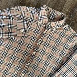 Burberry Hemd Herren Medium Nova Check Karo Langarm Knopfleiste London Klassiker - Bild 1 von 9