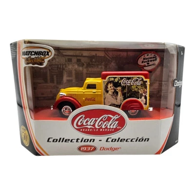 NIP 50 Colletible CocaCola Matchbox 1937 Dodge - Image 1 of 4