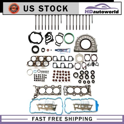 For 2007-2011 Chevrolet Malibu Equinox Saturn 3.6L Full Gasket Bolts Set New - Image 1 of 4