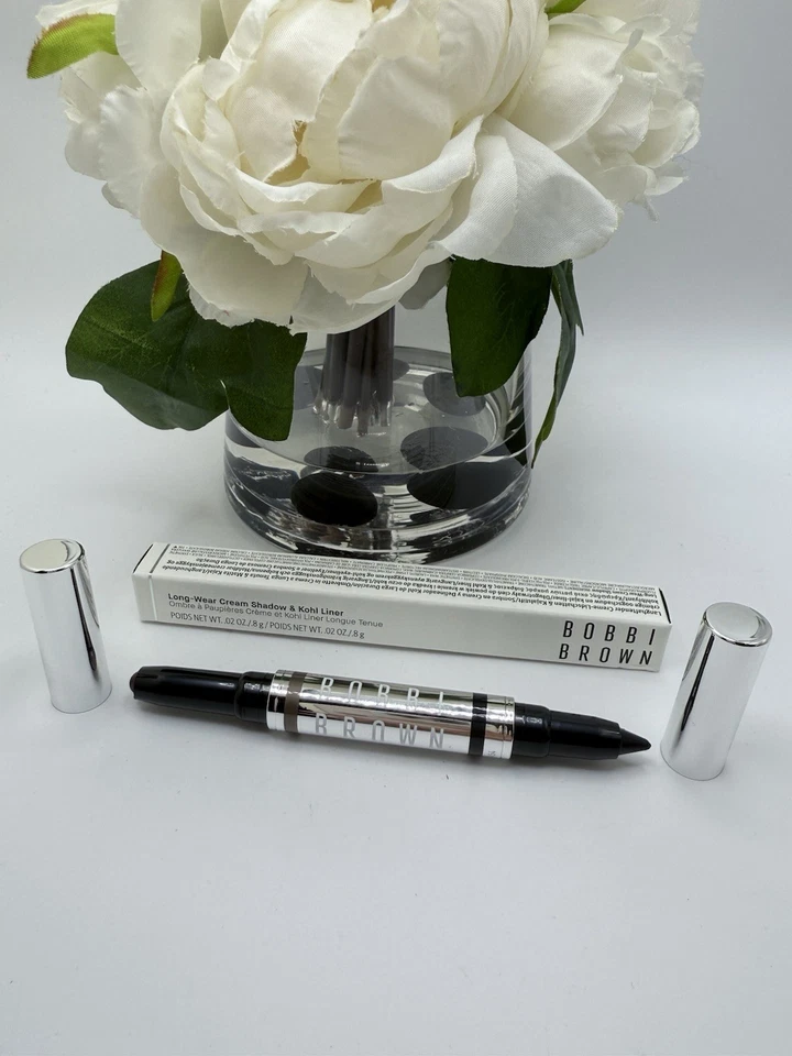 Bobbi Brown Long Wear Cream Shadow Kohl liner Pewter Shimmer /Black Velvet Matte - Image 1 of 1