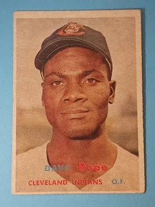 1957 Topps Dave Pope Cleveland #249 VG-EX+ ⚾ - Picture 1 of 10