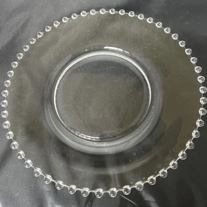 Vintage Imperial Glass Co. Candlewick Clear 40/10D 10-1/4" Dinner Plates - Picture 1 of 4