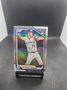 2024 Bowman - Chrome Prospects Brock Wilken #BCP-86 Refractor /499 (RC) - Picture 1 of 2