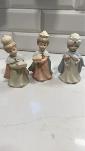 Konvolut drei Vintage Lefton Drei Weise Männer Geschenk Träger Figuren - Bild 1 von 2