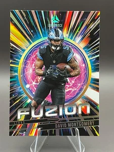 DAVID MONTGOMERY #6 Fuzion Insert 2025 Panini Luminance LIONS - Picture 1 of 5