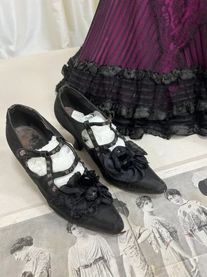 Vintage women's business shoes. European, circa 1910-1920. - Image 1 of 4