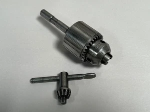 Vintage Jacobs No. 34 Drill Chuck - 0-1/2" Capacity With Key (A10) - Picture 1 of 9