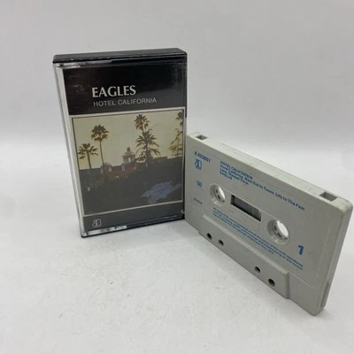 Eagles Hotel California Cassette Tape White Shell - Image 1 of 4