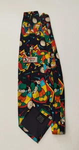 Vintage Mickey Inc Disney Golf Rare Goofy, Donald 100% Silk Pre-owned  - Bild 1 von 5