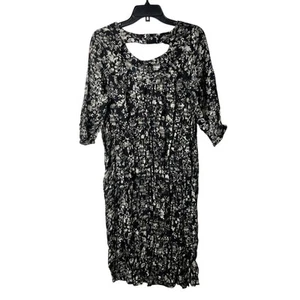 Roaman's Florals Dress 3/4 Sleeves Size 12 - Picture 1 of 9