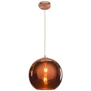 Access Lighting 1 Light 12 inch Glow Pendant Brushed Copper Orange 28102-BCP/CP - Picture 1 of 4