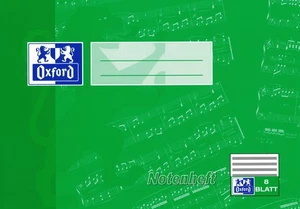OXFORD Notenheft  DIN A5 quer - Bild 1 von 2