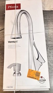 Pfister Venturi Kitchen Faucet with Pull Down Sprayer and Soap Dispenser SEALED - Picture 1 of 1