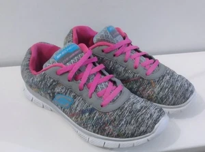 Sketchers Lite Weight UK 5 Trainers Grey Rainbow - Picture 1 of 15