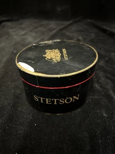 Caja de sombreros Stetson vintage con sombrero - utilería/decoración/almacenamiento - Imagen 1 de 8