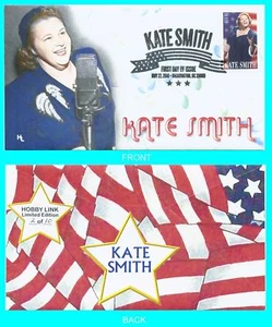 Kate Smith First Day Cover Type 2 - Picture 1 of 1