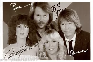 ABBA ++Autogramme++ ++POP Legende 70er Jahre++4 - Bild 1 von 1