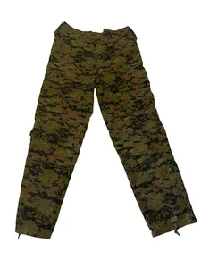 Digital Camo Cargo Military Style Utility Combat Pants Size Small Regular - Picture 1 of 11