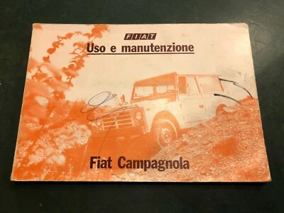 LIBRETTO USO E MANUTENZIONE FIAT CAMPAGNOLA TORPEDO IV/1982 VINTAGE AUTO EPOCA - Immagine 1 di 4