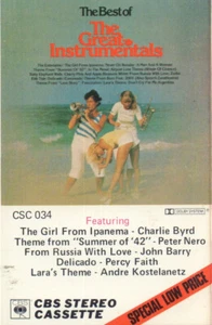 Various - The Best Of The Great Instrumentals, 1977 Aus Cassette, Ex Cond - Picture 1 of 6