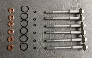 VW AUDI TDI SIX CYLINDER COMMON RAIL DIESEL INJECTOR SEAL KIT TOUAREG A6 A7 A8 - Picture 1 of 3