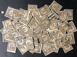 Postage Stamps For Crafting Used 1930 1-1/2c Brown p11-101/2 W.Harding 50pcs. - Picture 1 of 1