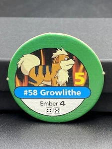 Pokemon Meister Trainer Brettspiel Ersatzstück Growlithe #58 Chip - Bild 1 von 2