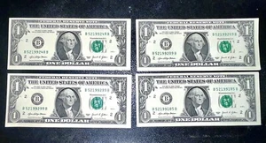 Lot von 4 neuen und unzirkulierten Seebanknoten schlecht geschnitten - Bild 1 von 5