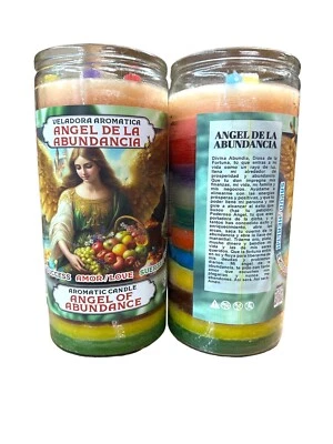 Vela perfumada de cóctel Ángel de la Abundancia 14 días - 12 colores Foto 1 de 2