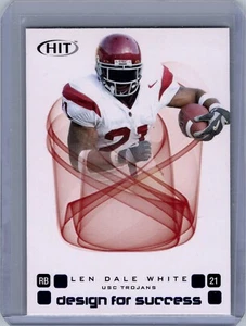 2006 SAGE HIT #D-21 LenDale White Design for Success Blue - Picture 1 of 2