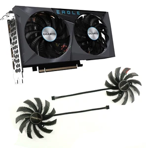 For GIGABYTE RTX3060 3060ti EAGLE GPU Graphics Cooling Fan PLD10010S12H 4pin - Bild 1 von 8