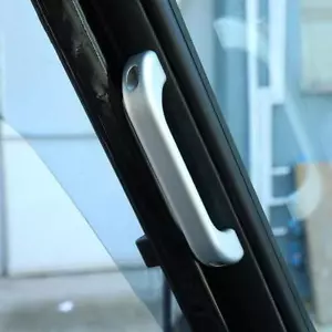 2PCS Aluminum Alloy Front Pillar Handle For Land Rover Defender 04-18 - Bild 1 von 7