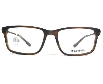 Armações de óculos Columbia C8021 213 marrom chifre retangular 53-17-140 - Imagem 1 de 4