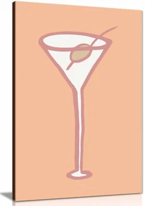Olive In Glass Peach Fuzz Print, Wall Art Pictures for Home Decor - Picture 1 of 10