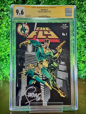 The FLY #1 Red Circle Comics 1983 Signed by Jim STERANKO CGC 9.6 White Pages NM+ - Image 1 of 4