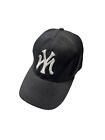 New York Yankees Black Cotton Buckle Back Hat, Adult Size, Adjustable