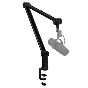 Bras de micro avec support de bureau rotatif à 360° réglable et pliable monta... - Photo 1/9