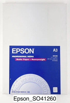 Epson Inkjet Paper 8.5x11 Matte (250) sheets - Image 1 of 4