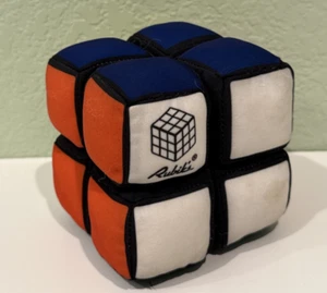 Rubik's Cube 2x2 Retro Plush Toy by Tollytots 2012 – Soft Puzzle Cube Rare VTG - Picture 1 of 8