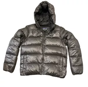Women’s Patagonia Ravens Rock Down Puffer Hoody Coat Women’s Large - Picture 1 of 15