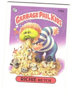 1986 Topps Garbage Pail Kids Series 5 Richie Retch #170a - Picture 1 of 2