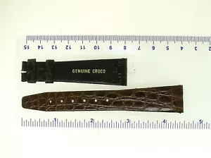 CINTURINO OROLOGIO TISSOT NOS ORIGINALE COCCODRILLO ANSE 20 MM - TUTTO FATTO A MANO - MIGLIORE OFFERTA - Foto 1 di 4