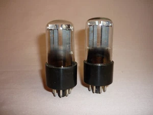 2pcs. 6N8S / 6Н8С = 6SN7GT ~ 6N8P; 6CC10 Double triode SAME DATE 1957 - Picture 1 of 3