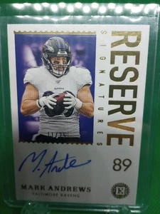 2021 Encased Mark Andrews 2020 Reserve Signatures 11/25 On Card Auto - Picture 1 of 2