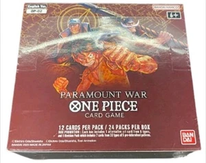 One Piece Booster Box OP02 - PARAMOUNT WAR-ENG Sealed First Wave - Picture 1 of 1