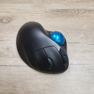 Logitech M570 USB Wireless 400dpi Trackball Mouse+ USB Dongle Receiver *Tested - Picture 1 of 10