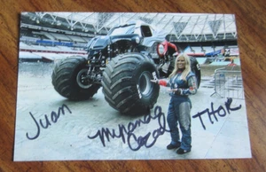 Myranda Cozad Driver Autographed 4X6 Photo Monster Jam Truck Racing "Thor" - Picture 1 of 3